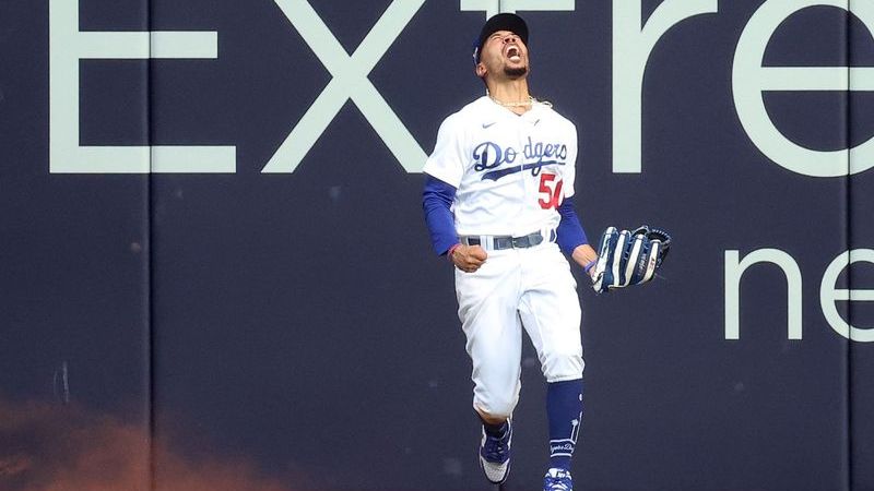 Los Angeles Dodgers outfielder Mookie Betts