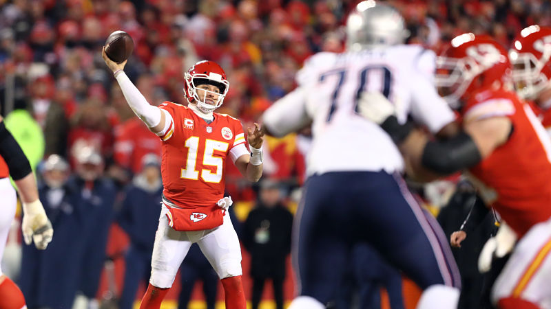 Kansas City Chiefs quarterback Patrick Mahomes