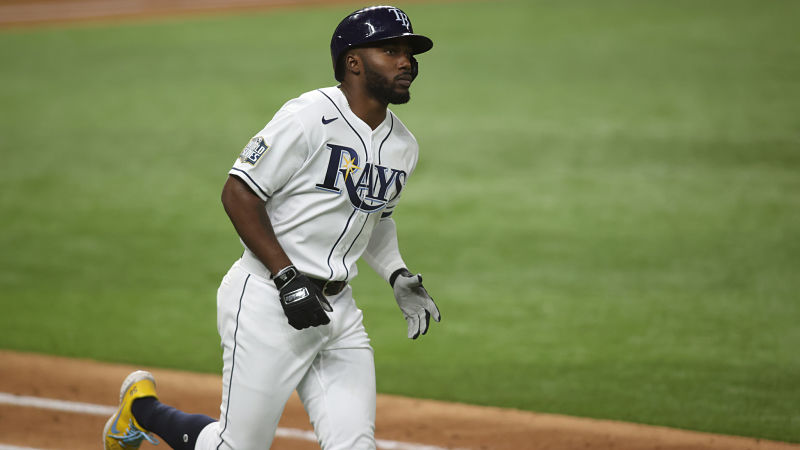 Tampa Bay Rays left fielder Randy Arozarena