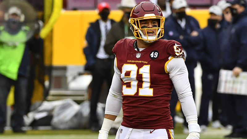 Washington Football Team defensive end Ryan Kerrigan