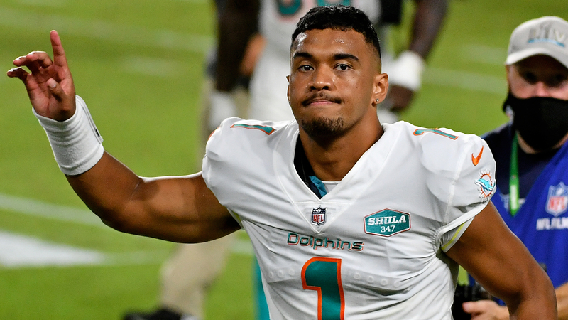 Miami Dolphins' Tua Tagovailoa