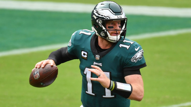Philadelphia Eagles quarterback Carson Wentz