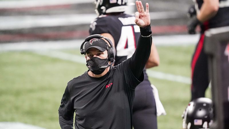 Atlanta Falcons head coach Dan Quinn