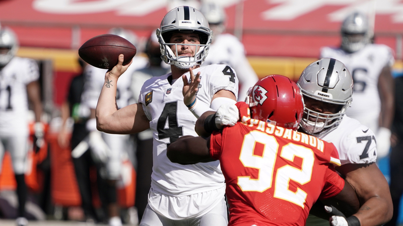 Las Vegas Raiders' Derek Carr