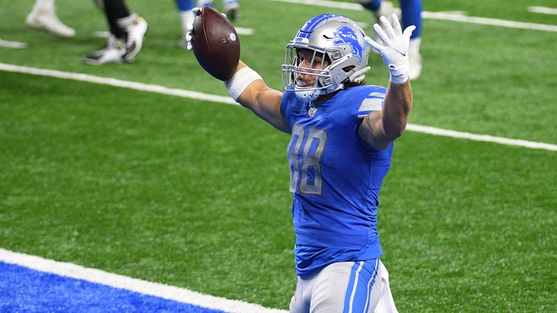 Detroit Lions tight end T.J. Hockenson