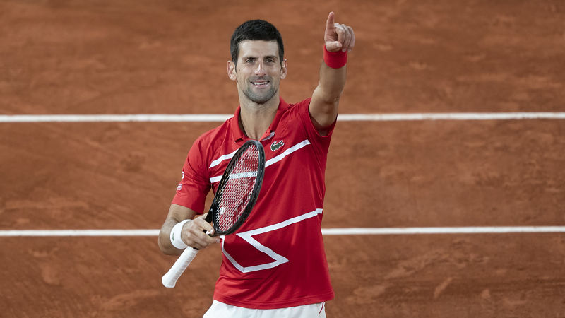 Professional Tennis Player Novak Djokovic
