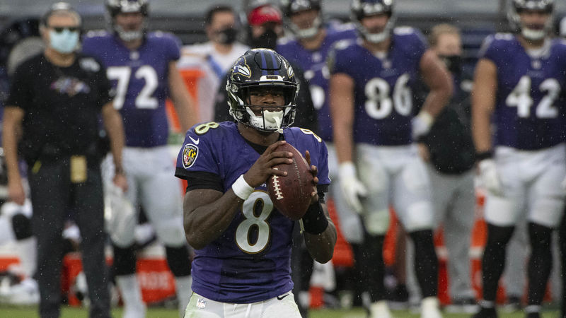 Baltimore Ravens quarterback Lamar Jackson