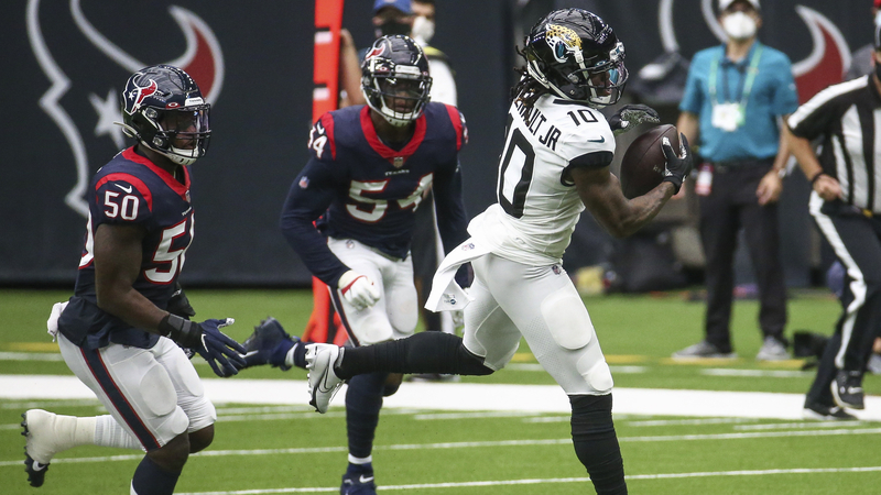 Jacksonville Jaguars receiver Laviska Shenault Jr.