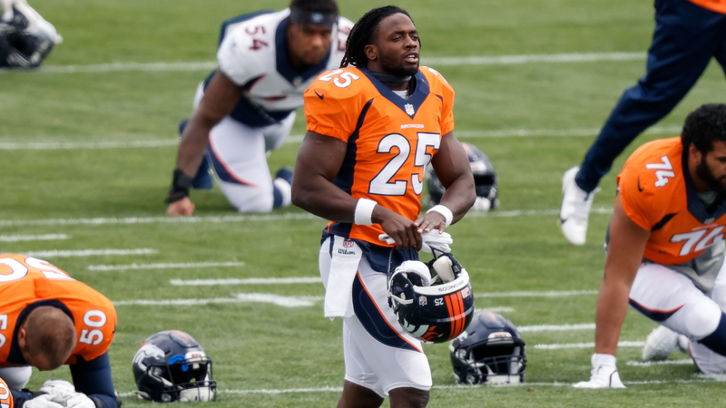 Denver Broncos running back Melvin Gordon