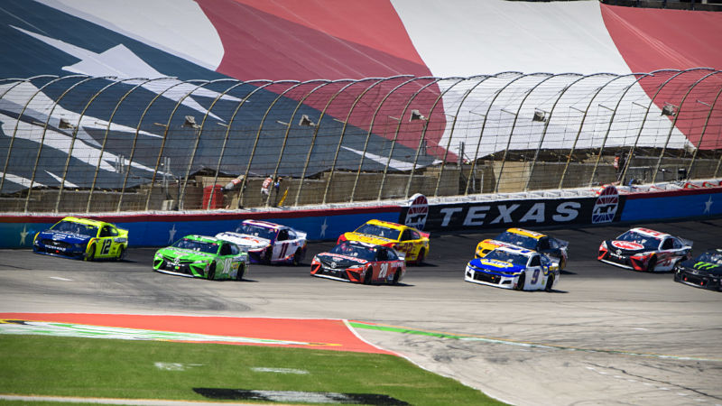 NASCAR drivers at Texas Motor Speedway