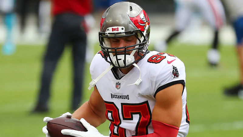 Tampa Bay Buccaneers tight end Rob Gronkowski