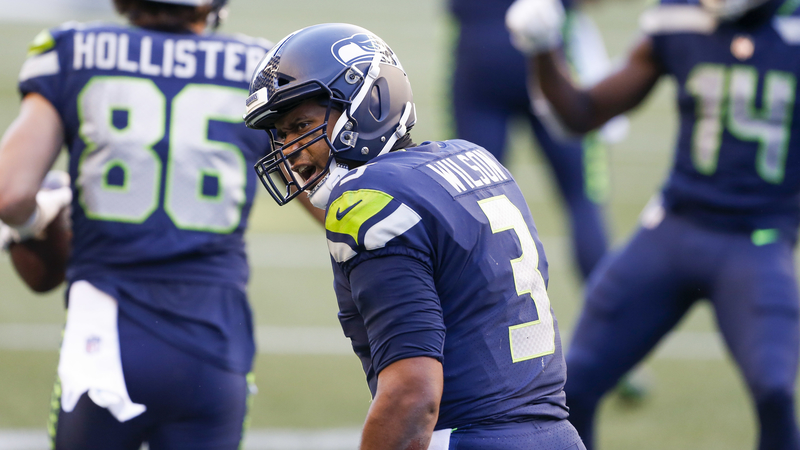 Seattle Seahawks quarterback Russell Wilson