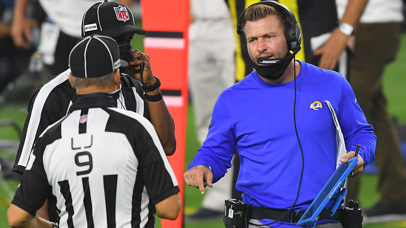 Los Angeles Rams head coach Sean McVay