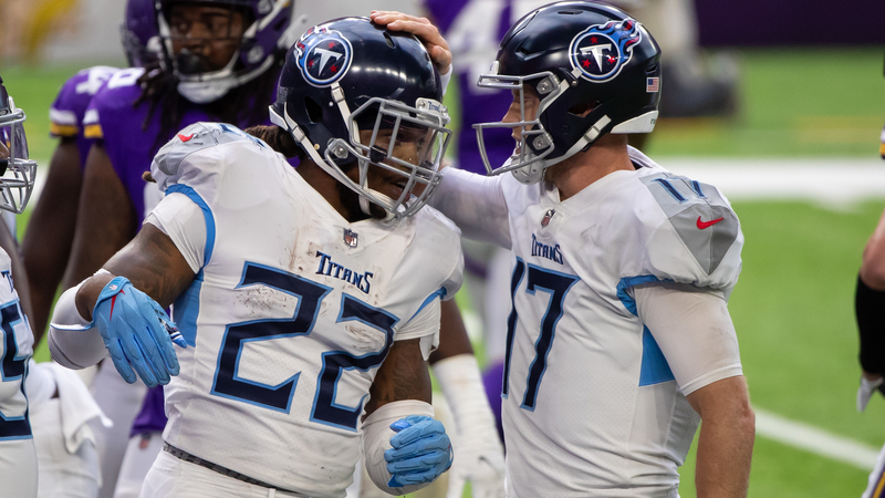 Tennessee Titans' Derrick Henry, Ryan Tannehill