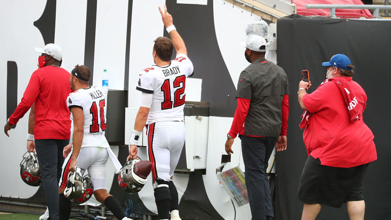 Tampa Bay Buccaneers quarterback Tom Brady