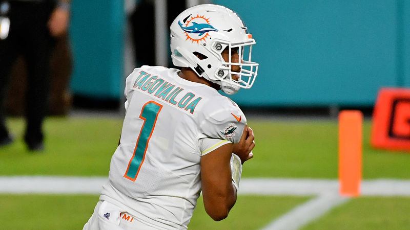 Miami Dolphins quarterback Tua Tagovailoa