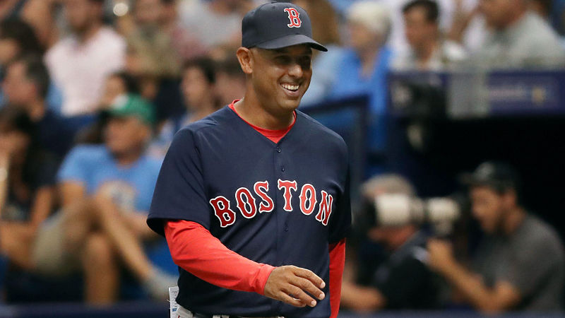 Boston Red Sox manager Alex Cora