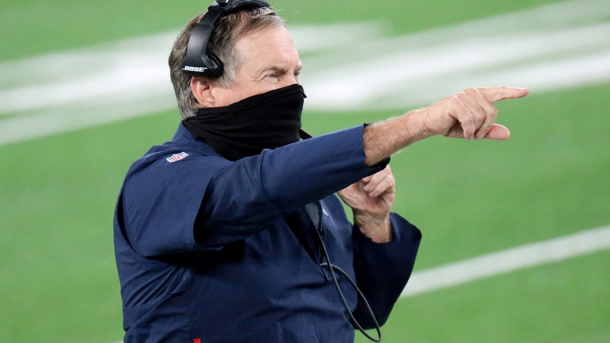 Patriots head coach Bill Belichick