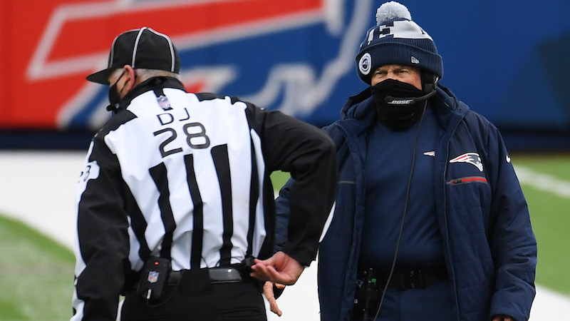 Patriots head coach Bill Belichick