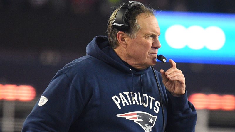 New England Patriots head coach Bill Belichick