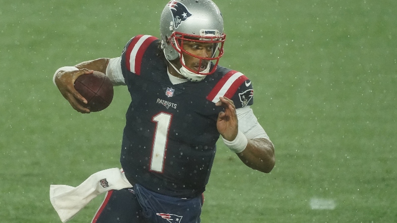 New England Patriots quarterback Cam Newton
