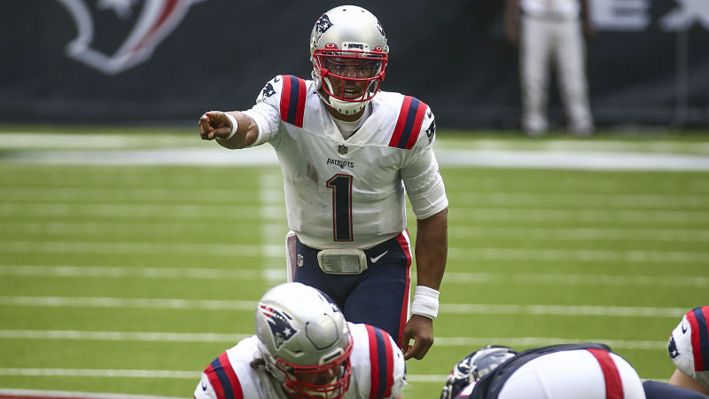 New England Patriots quarterback Cam Newton
