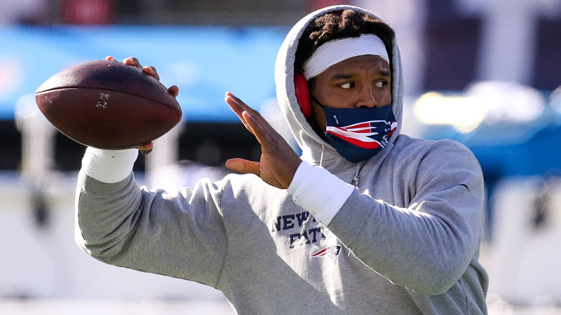 New England Patriots quarterback Cam Newton