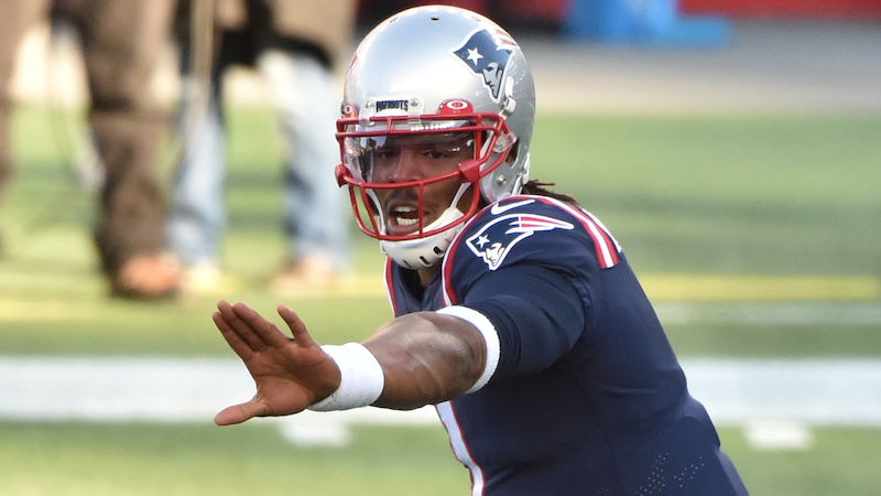 Patriots quarterback Cam Newton