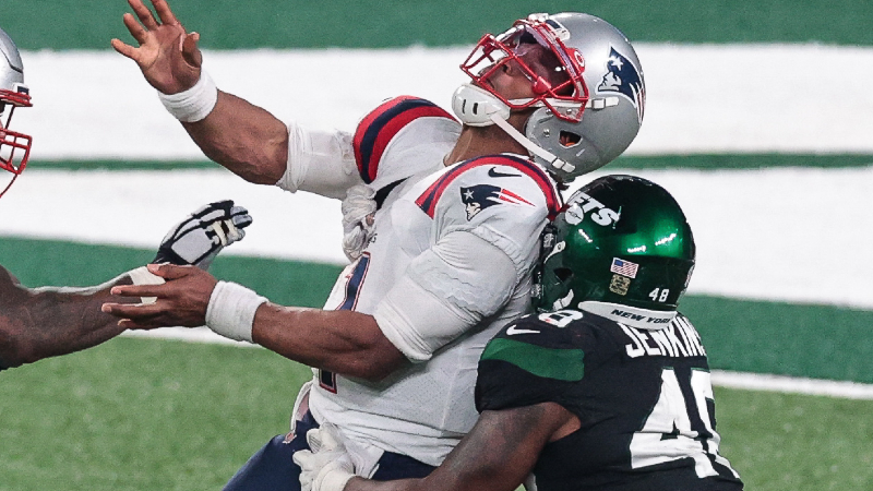 New England Patriots quarterback Cam Newton