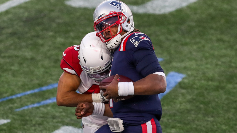 New England Patriots quarterback Cam Newton