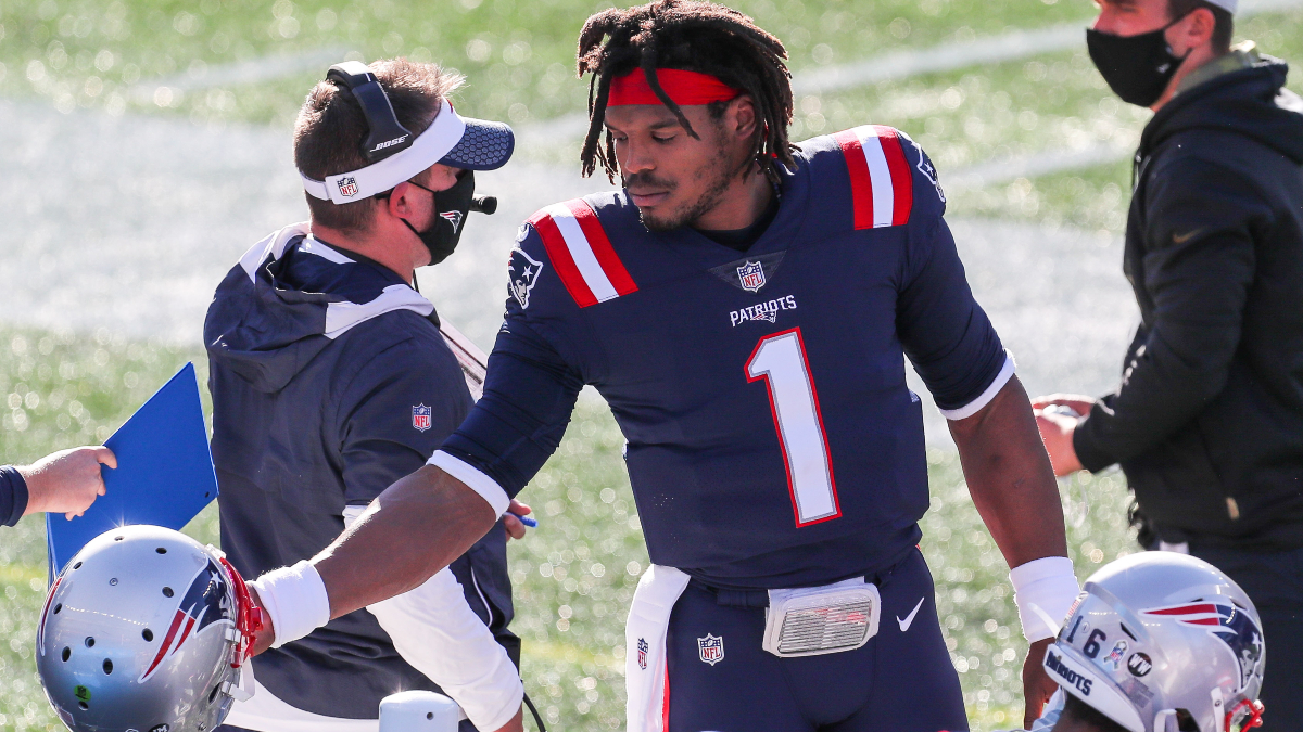 New England Patriots quarterback Cam Newton