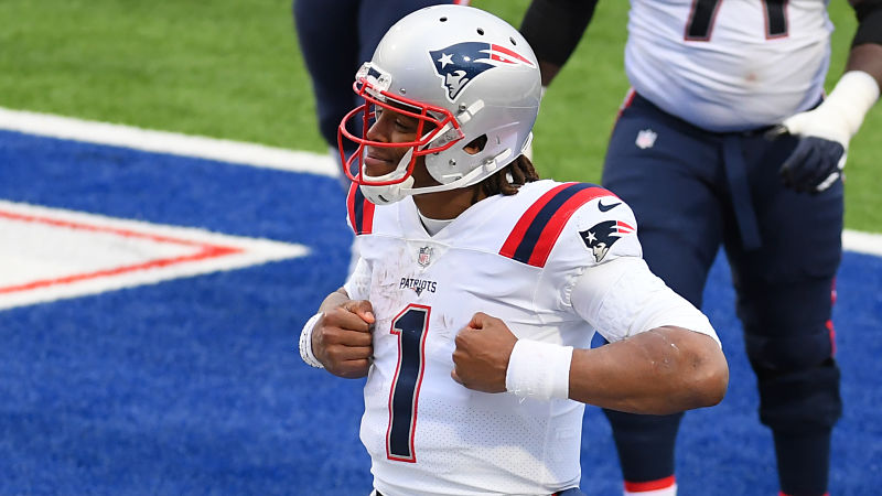 New England Patriots quarterback Cam Newton
