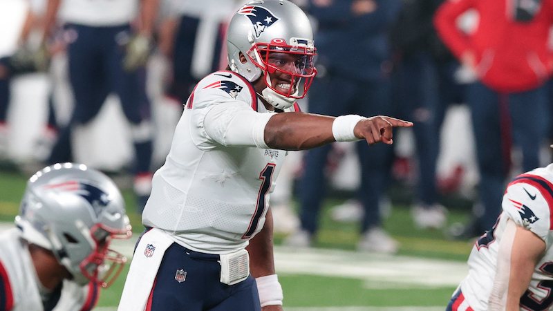 Patriots quarterback Cam Newton