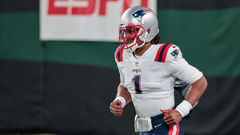 New England Patriots quarterback Cam Newton