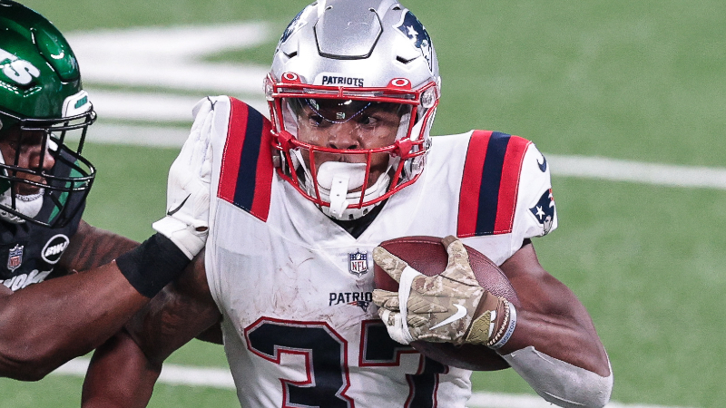 New England Patriots running back Damien Harris