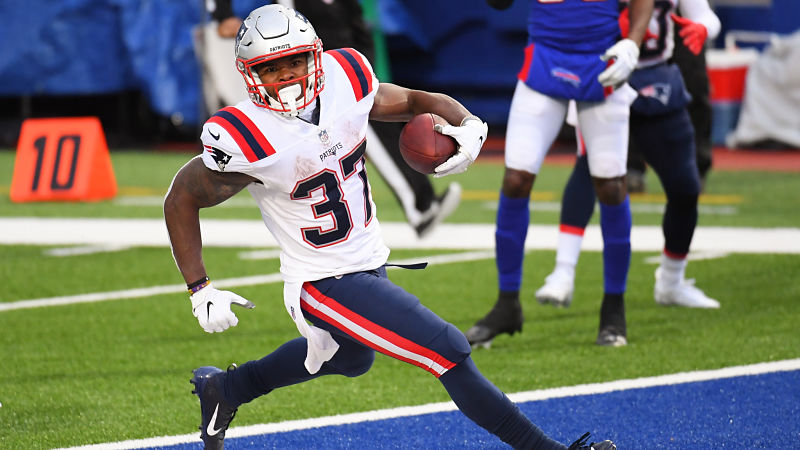 New England Patriots running back Damien Harris