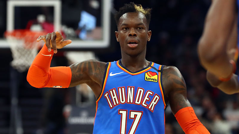 Oklahoma City Thunder guard Dennis Schroder