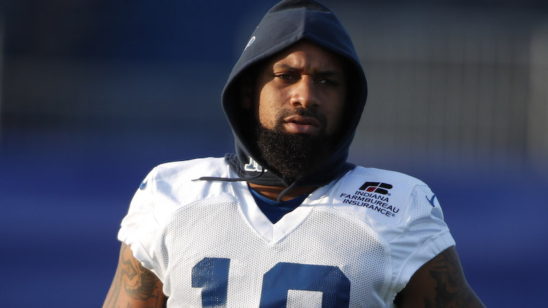 Patriots wide receiver Donte Moncrief