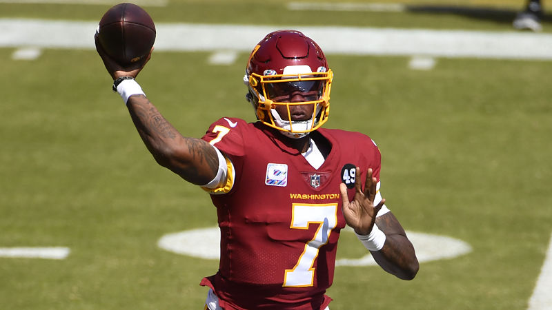 Washington Football Team quarterback Dwayne Haskins