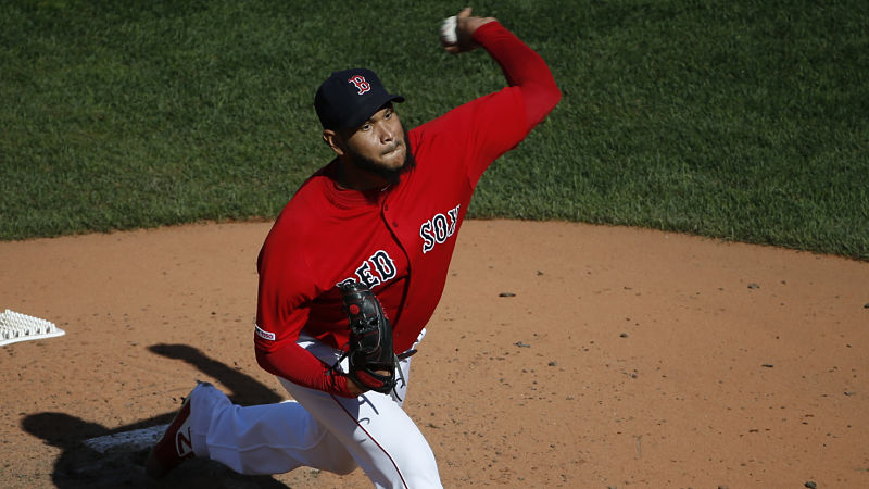 Boston Red Sox pitcher Eduardo Rodriguez