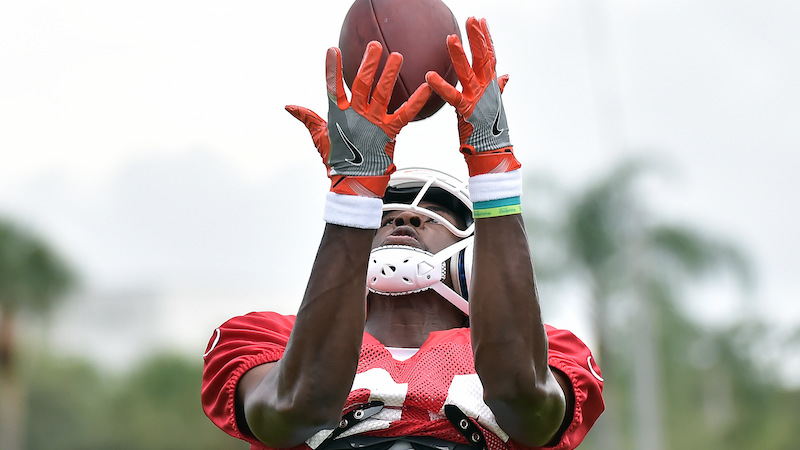 Patriots wide receiver Isaiah Ford