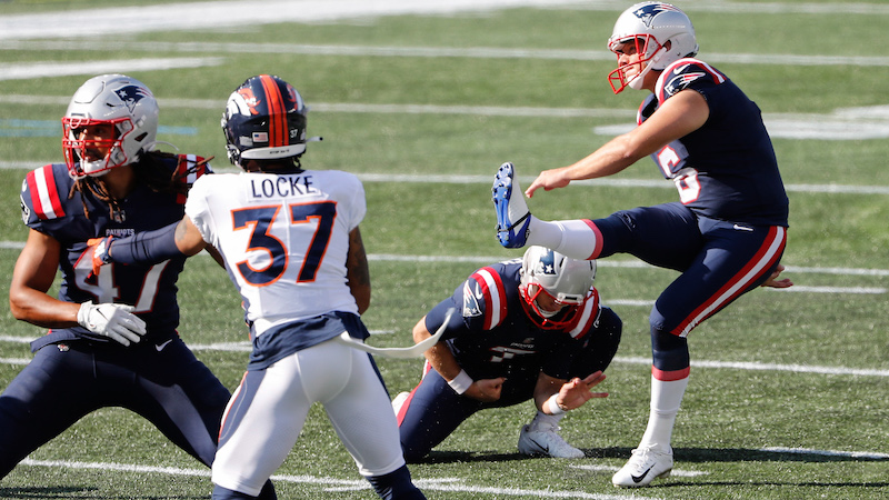 Patriots punter Jake Bailey