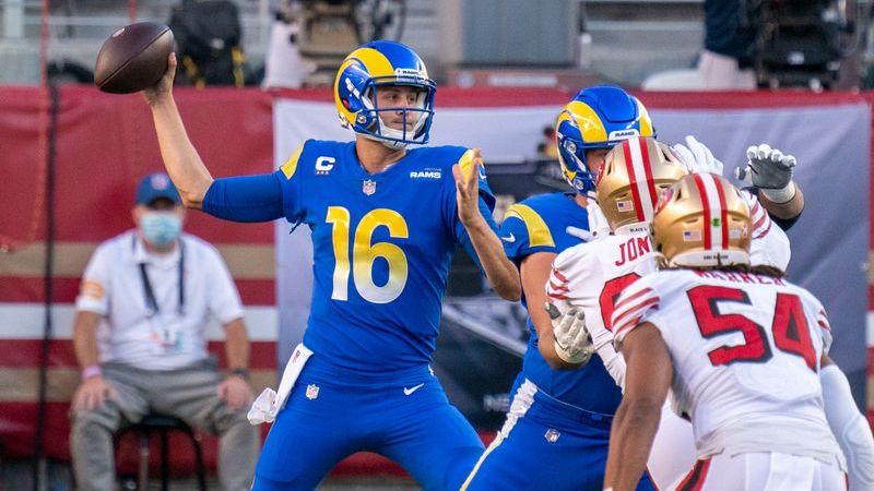 Los Angeles Rams quarterback Jared Goff
