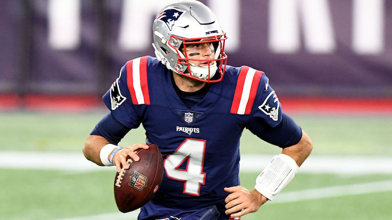 Patriots quarterback Jarrett Stidham