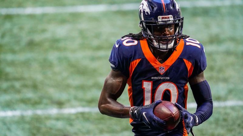 Denver Broncos wide receiver Jerry Jeudy