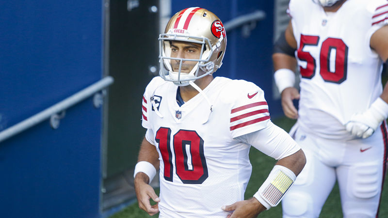 San Francisco 49ers quarterback Jimmy Garoppolo
