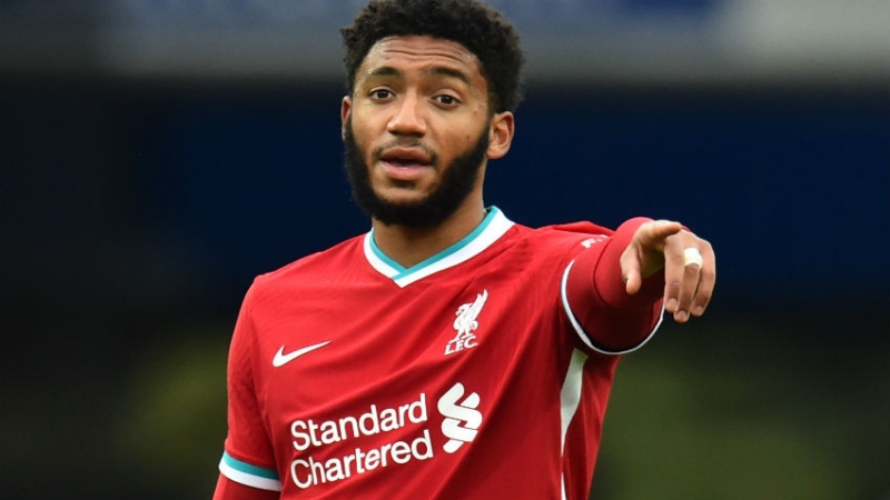 Liverpool defender Joe Gomez
