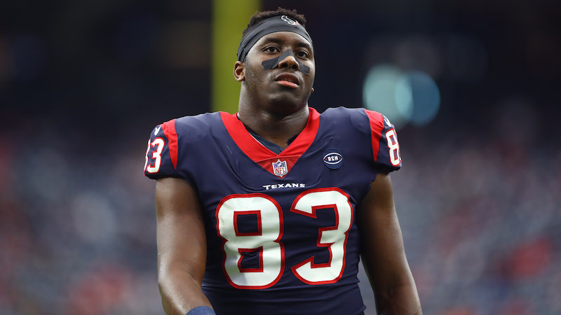 Patriots tight end Jordan Thomas