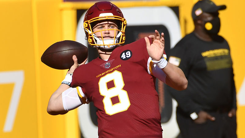 Washington Football Team quarterback Kyle Allen