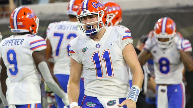 Florida Gators quarterback Kyle Trask